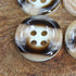 Button - Mottled Classic #1 ‘Macchiato’ - 15mm